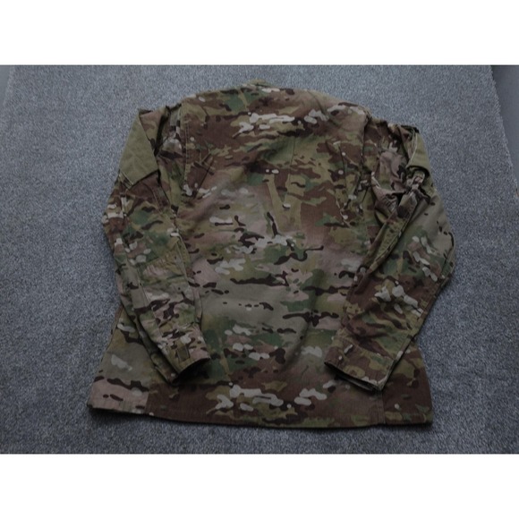 US Army ACU Jacket Mens Large Regular Camo OCP Flame Resistant FR Zip Ripstop - Picture 11 of 12
